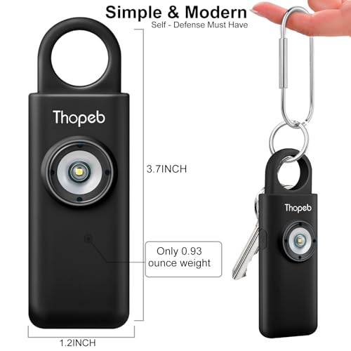 Thopeb® Birdie Persoonlijk veiligheidsalarm voor dames, zelfverdedigingssleutelhanger - Afbeelding 4