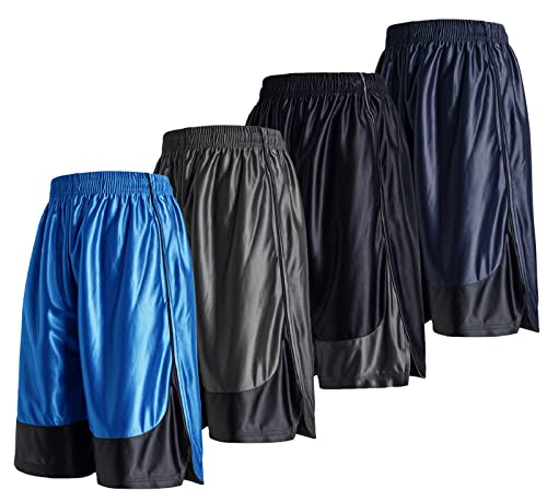 Facitisu Men Basketball Shorts Athletic Quick Dry Gym Activewear Lightweight Shorts with Pocket