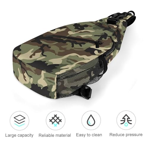 Morrales deportivos mochila de brazo patrón camuflaje miniatura 5