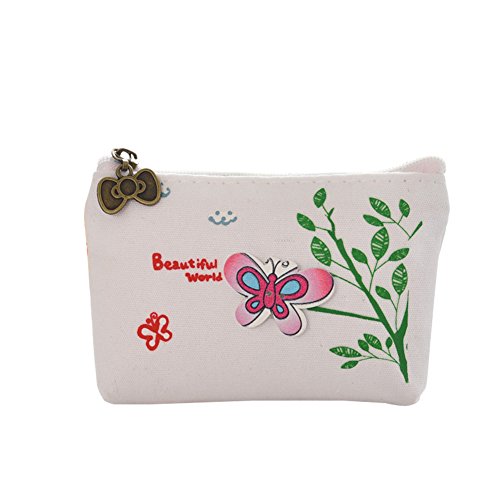 Preisvergleich Produktbild MSYOU 1 Stück Geldbörse, niedlich, Schmetterling, Aufbewahrungstasche, Münzgeld, kreativ, für Schüler, Kleingeld, für Kopfhörer, Make-up, Kosmetik