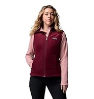 Columbia Womens Benton Springs Fleece Vest, Rich Wine, 3X