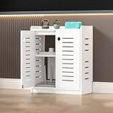 Rangement multifonctionnel haute capacité : Ce meuble offre un espace généreux pour ranger et dissimuler soigneusement divers appareils électroniques et bien plus encore. Il peut servir de meuble de rangement pour routeur Wi-Fi, de rangement pour lecteurs multimédias, enceintes connectées, consoles de jeux et même livres, pour un salon ou une chambre bien rangés.
