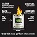 Smart Fuel Bioethanol Gel Fuel Cans – Clean-Burning Bio Ethanol Fireplace Fuel for Indoor & Outdoor Fire Pit, Fireplaces & Tabletop Fire Features – 3 Hour Burn Time – 6 Pack