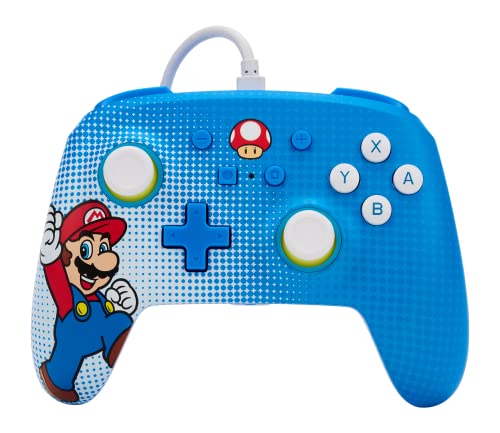 PowerA Enhanced Wired Controller for Nintendo Change – Mario Pop Artwork, Nintendo Change Lite, Gamepad, Sport Controller, Wired Controller, Formally Licensed – Nintendo Change