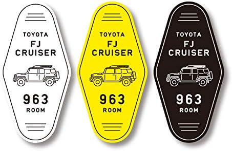 Amazon Co Jp Fjクルーザー モーテルキーホルダー トヨタ Toyota イエロー 車 バイク
