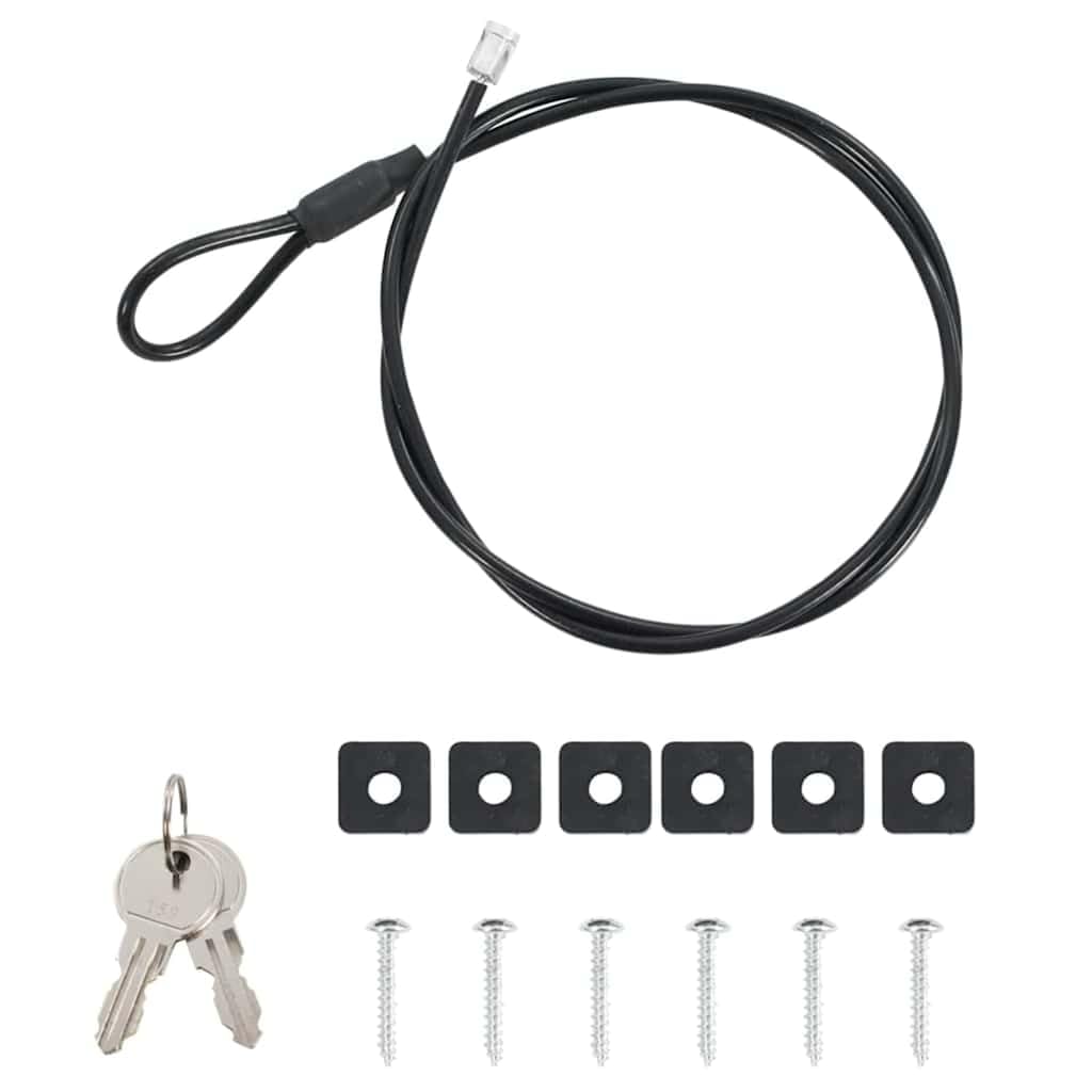 Cassaforte per auto, in acciaio, nero, 22 x 16 x 7 cm, con serratura, per oggetti di valore, contanti, gioielli in auto, chiavi, protezione antifurto
