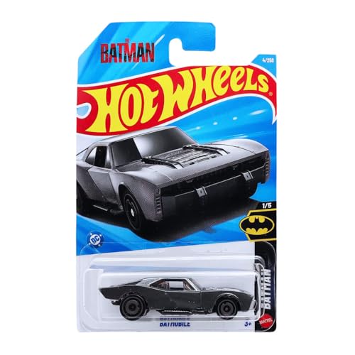 Image of Hot Wheels Batmobile Batman Ages 3 and Up 4 /250 (Grey)