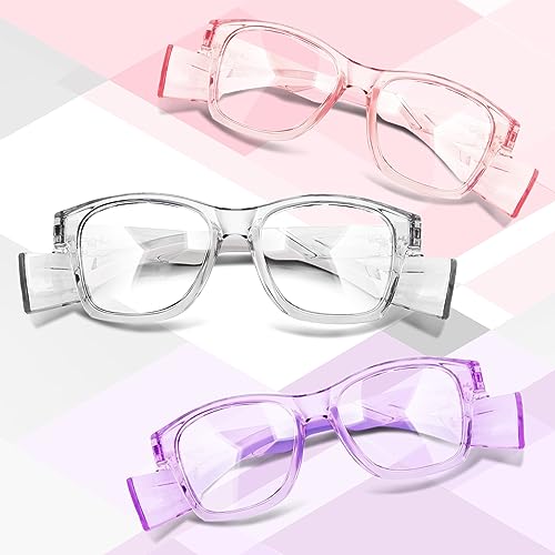 UKNOW Safety Glasses - Anti Fog Lenses - Eye Protection with Side Shields - ANSI Z87.1 Protective Eyewear - UV Protection