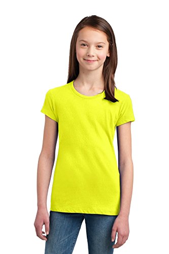 DISCONTINUED District Girls The Concert Tee XS Neon Yellow