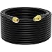 15-Meter(49.2 Ft) RG58 SMA Female to SMA Male Extension RF Coaxial Cable Connector and Two-Way Radio Applications Pure Copper 50 ohm Cable