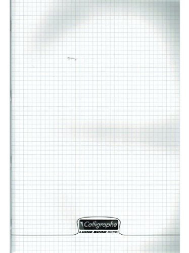 Cahiers polypro piqué Calligraphe 21x29,7 96p 5x5 lot de 10