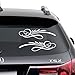 Pinstripes Vinyl Decal - Waterproof Die-Cut Sticker for Car Window, Motorcycle & Laptop - Handmade in USA by BVMouse (P-09)