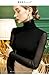 Women's Lace Mesh Bodycon Turtleneck Long Sleeve Tees Top Sexy See Through Sheer Mesh Eyelash Trim Shirts Clubwear (Black,Large,Large,Female,Adult,US,Alpha,Regular,Regular)
