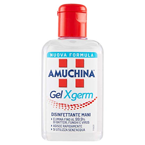4 PZ AMUCHINA GEL XGERM DISIFETTANTE MANI 80 ML [TOTALE 320 ML]