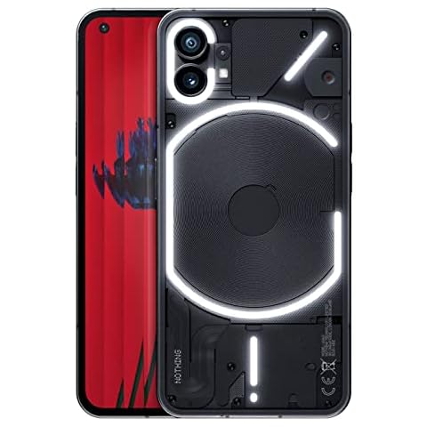 Nothing Phone - 12 GB RAM + 256 GB, Glyph Interface, 50-MP-Dualkamera, OS Cover