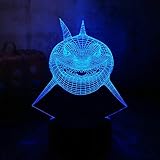 ❤ Das 3D-Nachtlicht ist nur ein visueller Effekt, das Lampenfeld ist flach und erzeugt atemberaubende 3D-Effekte. Dieses einzigartige visuelle 3D-LED-Nachtlicht ist ein großartiges Geschenk für Ihre Freunde und sich selbst. Ideal für Kinder, Jugendliche, Erwachsene, Familien, Freunde, Freunde, Freundinnen und Liebhaber.