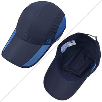 iBasingo Baseball Cap Soft Brim Lightweight Waterproof Breathable Sport Running Cap Men and Woman Quick-Dry UV-Protection Sun Hats Outdoor Activities BVH01