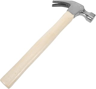 クローハンマー 釘抜き付 滑り止めゴムハンドル 木工用ネイルハンマー 鋼製ヘッド 13インチ 多機能大工工具