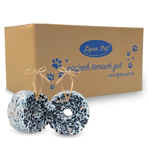Lyra Pet 12 STK. Riesenring mit Sonnenblumenkernen je ca. 200 g Vögel