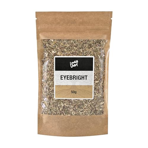 Lowhill Valley Eyebright 100% Pure Euphrasia Rostkoviana Cut And Dried Herb Herbal Infusion Organically Grown Embrace the Power of Nature 50g