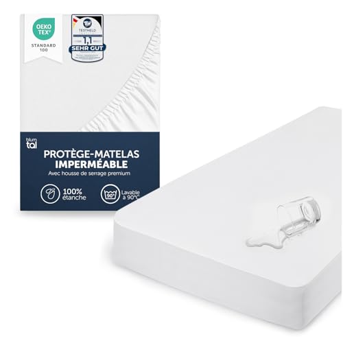 Blumtal Protege Matelas 180x200 lit étanche - Housse Protection Matelas imperméable -...
