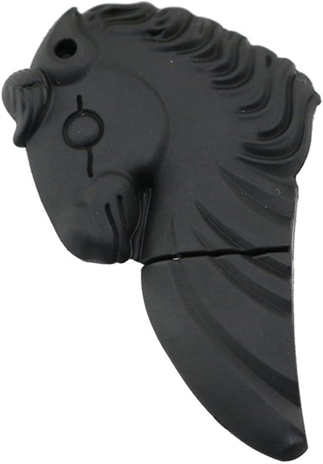 64GB Pegasus Horse Shape USB 2.0 Flash Drive USB Stick USB Flash Disk Pen Drive U Disk USB Disk Flash Memory Thumb Drive Memory Stick with Chain (Black)