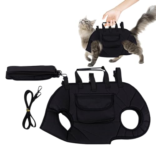 小型犬用キャリー - 小型犬 猫用 トラベルキャリーバッグ | 通気性 防水 トート型 ペット抱っこ用品 小型動物 アウトドア お出かけ向け