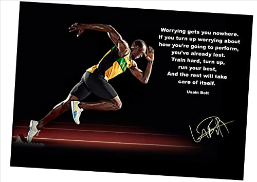 La preocupación inspiradora/motivacional de USA Bolt te lleva a ninguna parte póster, impresión, imagen