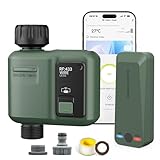 Shrivee WiFi Water Timer 1 Zone for Garden Hose, Smart Sprinkler Timer with 984ft RF Range, Smart Lawn Watering System Irrigation Controller, APP/Voice Control, Rain Delay, Automatic/Manual Irrigation