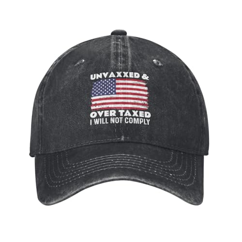 KWQDOZF Casquette I WillComply pour Homme, Non vaccinée et surtaxée