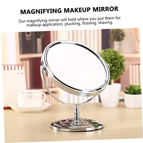 Espejo de maquillaje Happyyami giratorio de doble cara miniatura 7