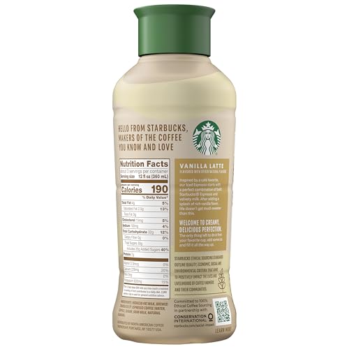 Starbucks Iced Espresso Vanilla Latte