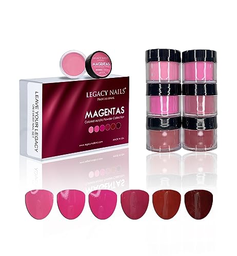 Legacy Nails Professional Kit Polvo Acrílico 6 Colores miniatura 6