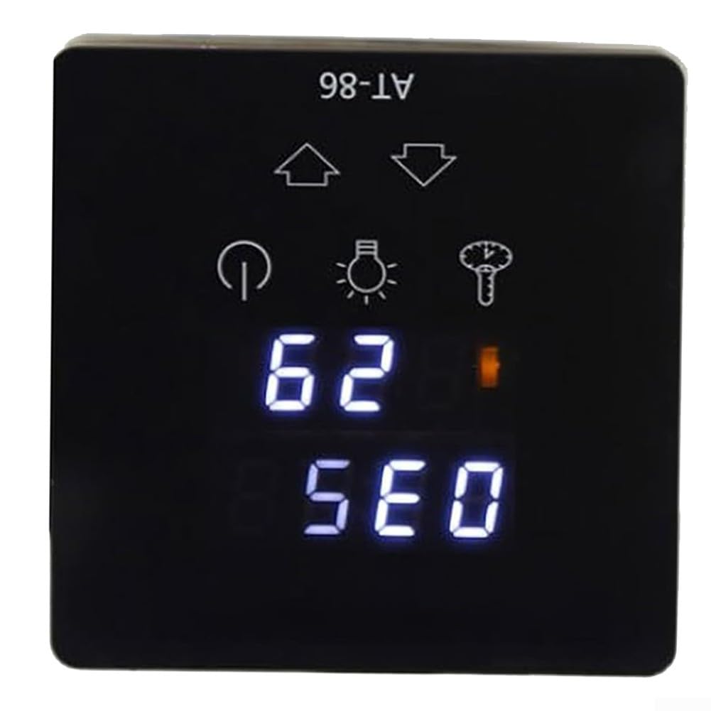 Controlador de sauna AT86 para baño de vapor doméstico con panel ABS de 30 minutos