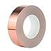 Produktbild RUBOE Kupferband 50mm x 20m, Kupferfolie Selbstklebend,Schneckenzaun Kupferfolienband EMI Copper Abschirmband Kupferfolie Kupferband Selbstklebend Klebeband Schneckenband Schneckenschutz