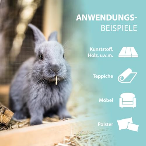 ARKA Nagerkäfig Reiniger Spray 750 ml – Biologischer Geruchs- & Fleckenentferner gegen Urin, KOT & Tiergerüche – Enzymreiniger für Kleintierkäfig & Gehege – PIPI