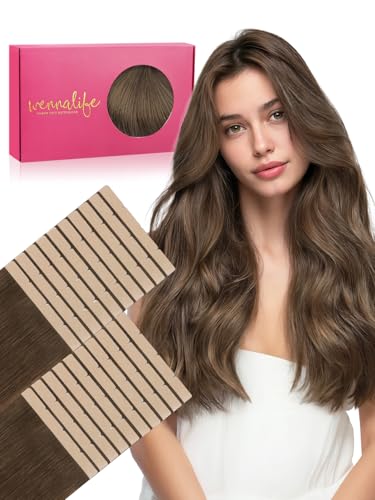 WENNALIFE 3.15 inch Wide Tape in Hair Extensions Human Hair, Tape in Weft