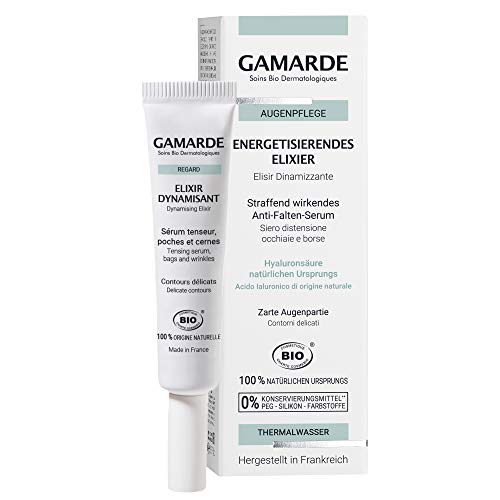 GAMARDE Bio-Kosmetik: Energetisierendes Exilier I Anti-Falten-Serum mit Hyaluronsäure I Anti-Aging-Creme Männer & Frauen I Bio Augencreme I Veganes Augenserum I Anti-Aging Naturkosmetik I 10 ml