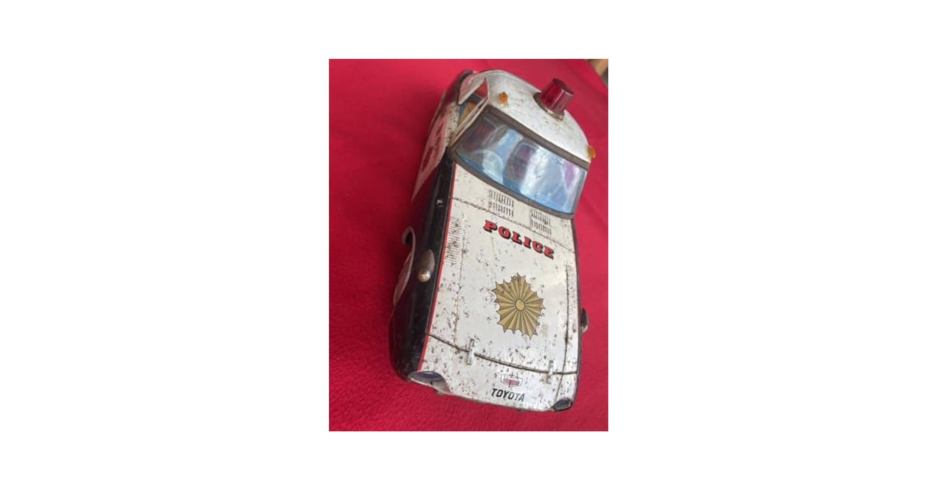 アサヒ玩具　ブリキ　警視庁パトロールカー　トヨタスポーツ800 ヨタハチ アサヒ玩具 ブリキ 警視庁パトロールカー トヨタスポーツ800