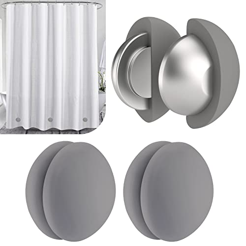 Aimants puissants pour rideau de douche – Revêtement en silicone
