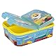 Baby Shark | Kinder Sandwich Box mit 3 Fächern - Snack Halter - Dekorierte Lunch Box