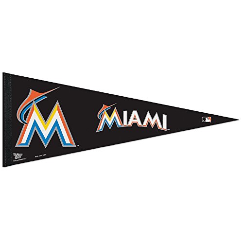 MLB Miami Marlins WCR45093622 Carded Classic Pennant, 12" x 30"