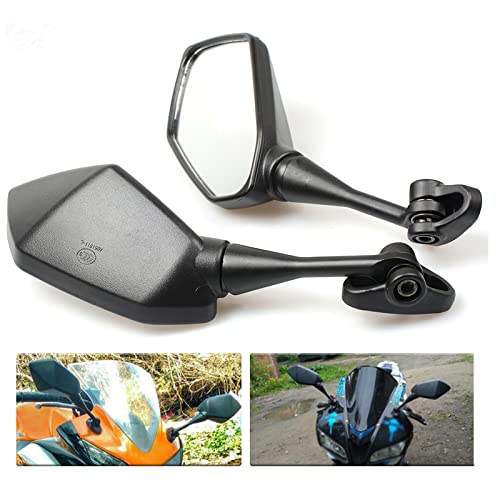 Mamiko Espelhos retrovisores de motocicleta compatíveis com CBR300R CBR500R CBR600 F4 F4I CBR600RR C