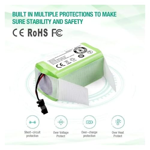 Batería de repuesto 14,4V de 3000mAh para Conga y Eufy RoboVac 5