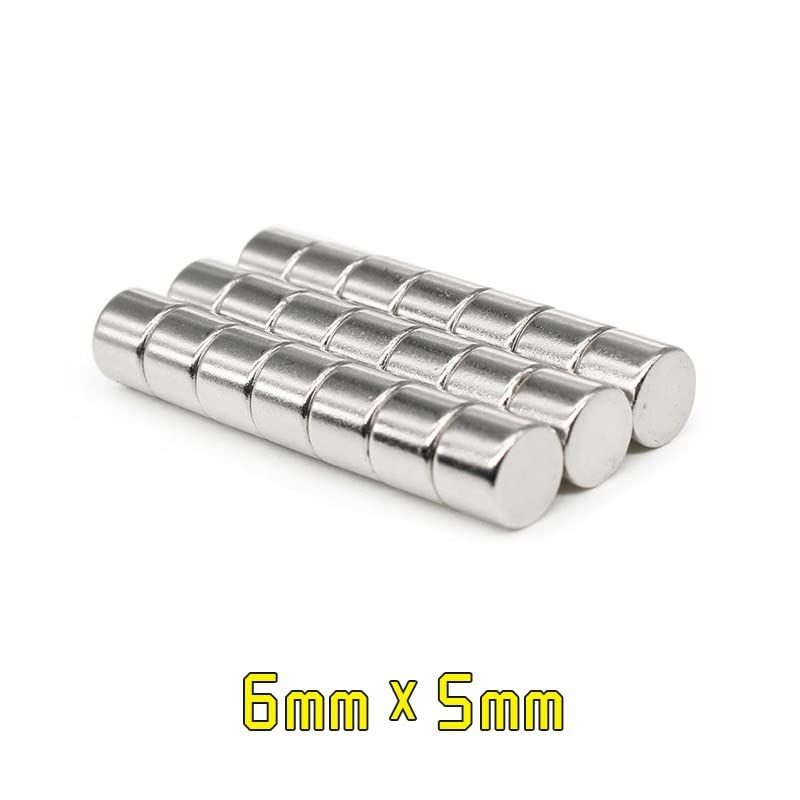 20/50/100/150/200/300PCS 6x5 mm Disc Rare Earth Neodymium 6x5mm Small Round Search 6 * 5 mm Magnets(50PCS)