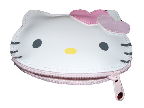 SANRIO Hello Kitty Wallet - Women's Pink Cartoon Wallet with Zipper