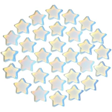 XIANNVXI 20 PCS Opal Crystal Star Set Cover
