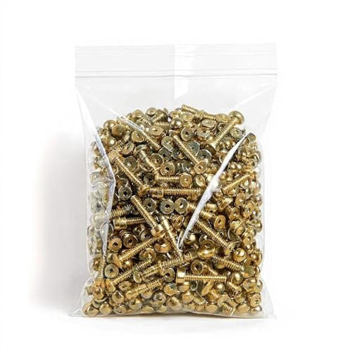 TP4U - Pack of 100 Heavy Duty Bags 5'' x 8'' Gauge 300g Multipurpose Extra Strong Grip Seal Zip lock Reusable Resealable Clear Plastic Polythene Bags (5'' x 8'')