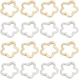 Taille et contenu:taille du cadre de perles en plastique:16x3mm (0.63x0.12 pouces), Trou:1.4mm