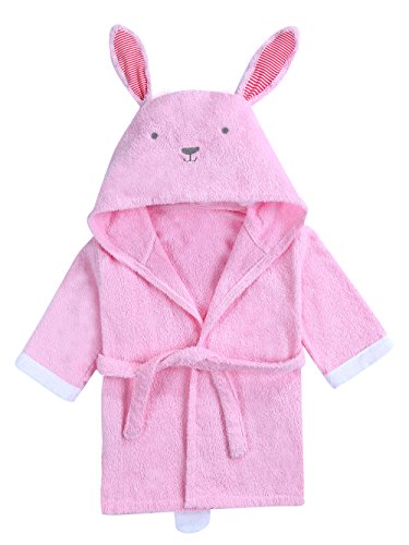 URBEAR Bambini Asciugamano Teli da Bagno con Cappuccio Animal Asciugamano Coperta Morbida di Balneazione Wrap
